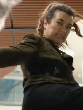 NCIS Tony and Ziva S01 Cote de Pablo Suede Jacket