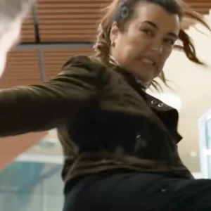 NCIS Tony and Ziva S01 Cote de Pablo Suede Jacket