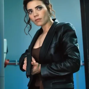 NCIS Tony and Ziva S01 Nassima Benchicou Leather Blazer