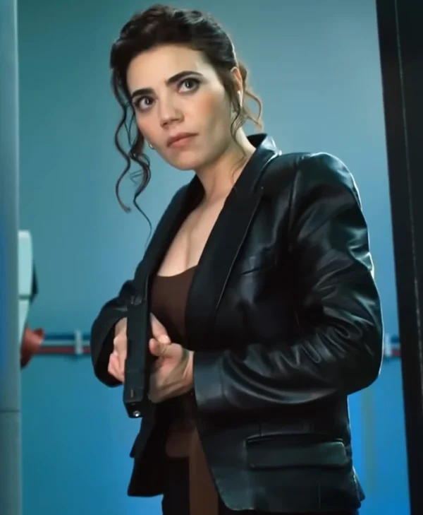 NCIS Tony and Ziva S01 Nassima Benchicou Leather Blazer