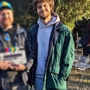 Neighborhood Watch Jack Quaid Green Jacket