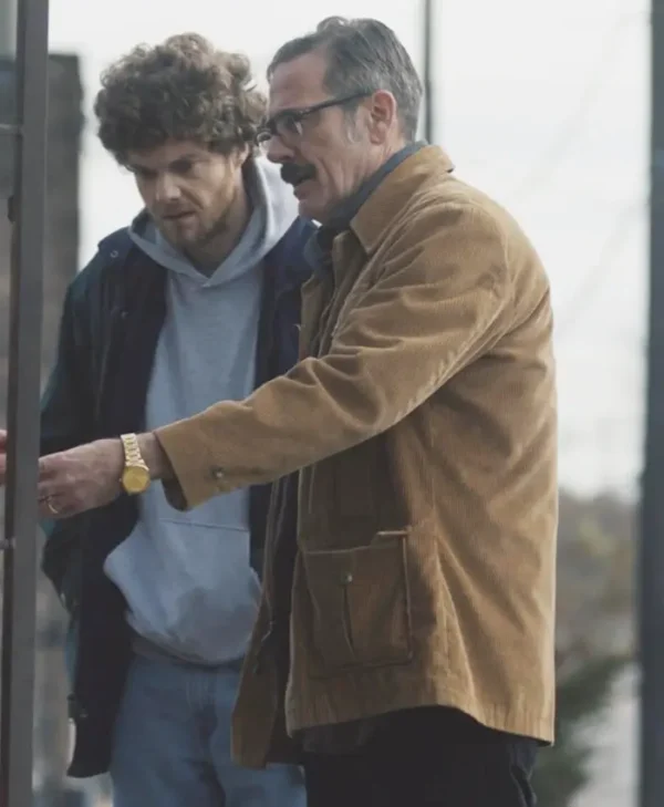 Neighborhood Watch Jeffrey Dean Morgan Brown Corduroy Jacket