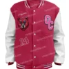Nicki Minaj Pink Letterman Wool Jacket
