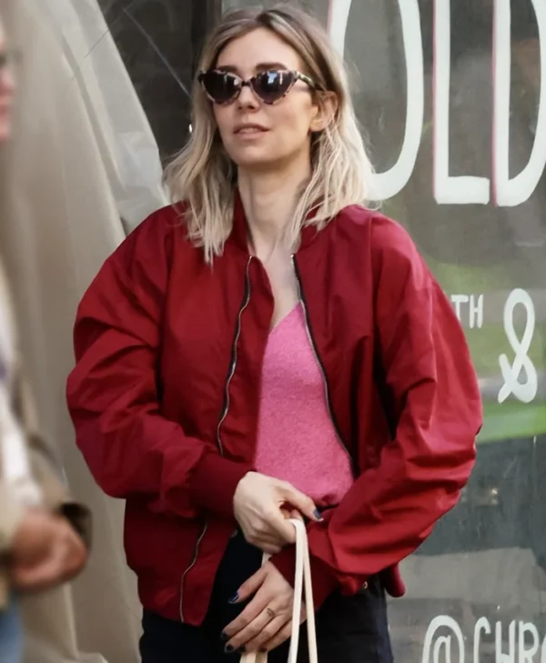 Night Always Comes Vanessa Kirby Bomber Jacket Side