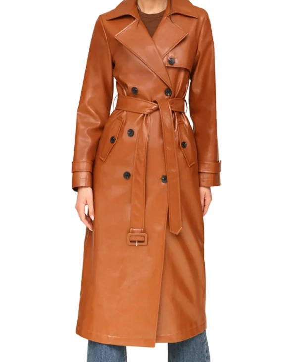 Nine Perfect Strangers S02 Nicole Kidman Leather Coat