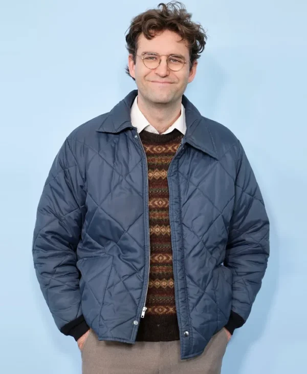 Oh Hi! John Reynolds Blue Quilted Jacket Side