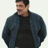 One Battle After Another Benicio Del Toro Blue Denim Jacket
