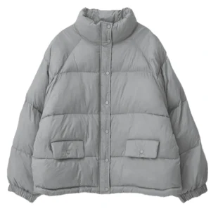 Our Unwritten Seoul S01 Park Bo-young Grey Puffer Jacket