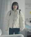 Our Unwritten Seoul S01 Yoo Mi-ji White Puffer Jacket