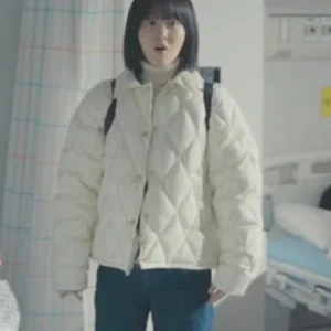 Our Unwritten Seoul S01 Yoo Mi-ji White Puffer Jacket