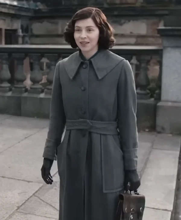 Outlander Blood of My Blood S01 Julia Moriston Trench Coat Side