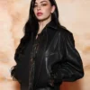PFW 2025 Charli XCX Black Jacket