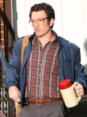 Paper Tiger Miles Teller Blue Bomber Jacket