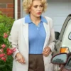 Paper Tiger Scarlett Johansson White Blazer Side