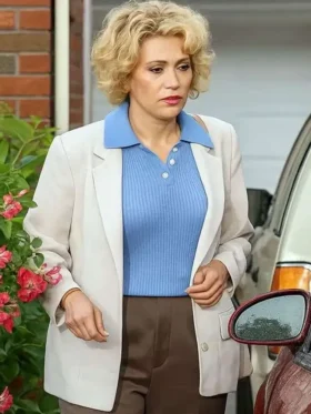 Paper Tiger Scarlett Johansson White Blazer Side