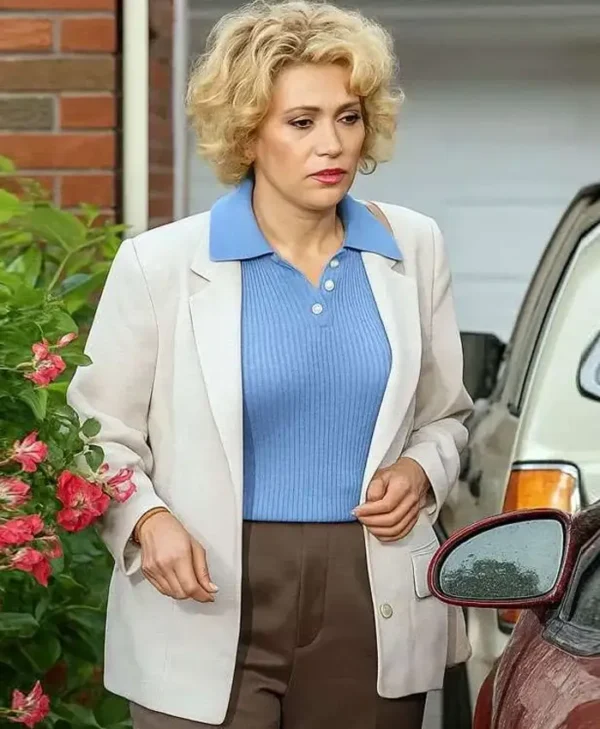 Paper Tiger Scarlett Johansson White Blazer Side