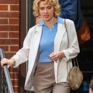 Paper Tiger Scarlett Johansson White Blazer