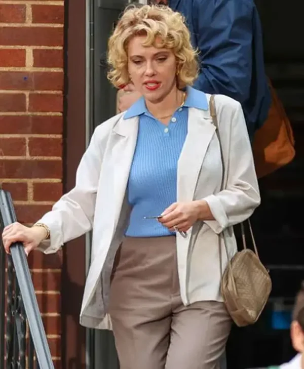 Paper Tiger Scarlett Johansson White Blazer