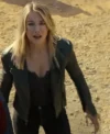 Peacemaker S02 Jennifer Holland Black Leather Jacket