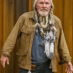 Peacemaker S02 Michael Rooker Brown Jacket