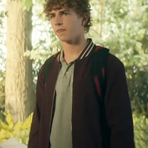 Percy Jackson and the Olympians S02 Walker Scobell Bomber Jacket Side