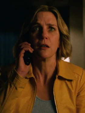 Pluribus S01 Rhea Seehorn Brown Leather Jacket