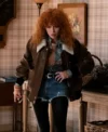 Poker Face S02 Charlie Cale Brown Leather Jacket
