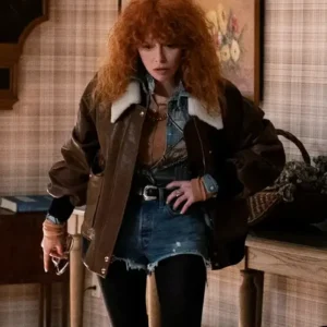 Poker Face S02 Charlie Cale Brown Leather Jacket
