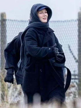 Project Hail Mary Sandra Hüller Black Wool Coat