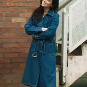 Pushers S01 Cassie Bradley Trench Denim Coat