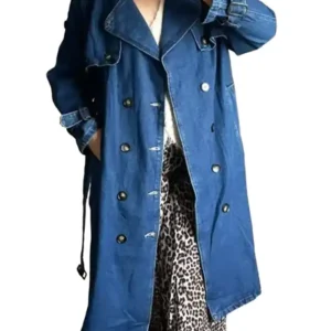 Pushers S01 Cassie Bradley Trench Denim Coat Back