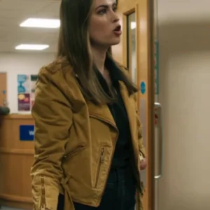 Pushers S01 Jade Asha Suede Leather Jacket