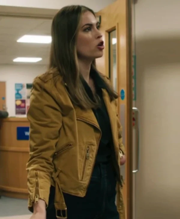 Pushers S01 Jade Asha Suede Leather Jacket