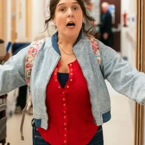 Pushers S01 Rosie Jones Bomber Denim Jacket Back