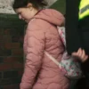 Pushers S01 Rosie Jones Quilted Hooded Jacket