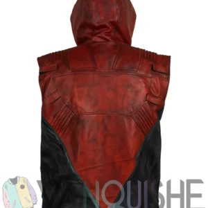 Red Hood Jason Todd Leather Vest back