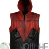 Red Hood Jason Todd Leather Vest front