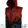 Red Hood Jason Todd Leather Vest left