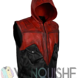 Red Hood Jason Todd Leather Vest right