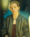 Relay 2025 Willa Fitzgerald Bomber Leather Jacket