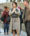 Relay Lily James Grey Trench Coat