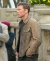 Relay Sam Worthington Brown Suede Leather Jacket
