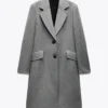 Resident Alien S04 Meredith Garretson Grey Wool Coat