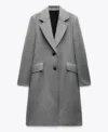Resident Alien S04 Meredith Garretson Grey Wool Coat