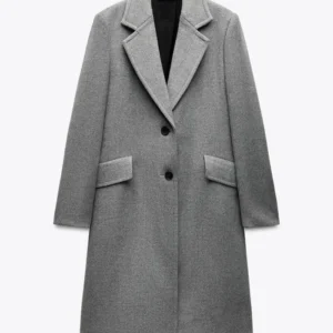 Resident Alien S04 Meredith Garretson Grey Wool Coat