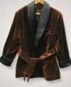 Roselli Smoking Robe Jacket Front