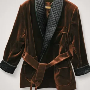 Roselli Smoking Robe Jacket Front
