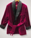 Roselli Smoking Robe Jacket Full View