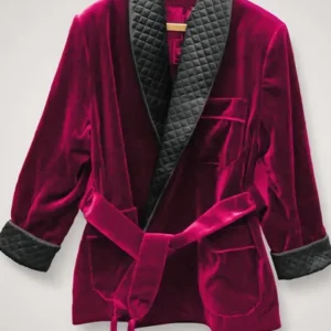 Roselli Smoking Robe Jacket Full View
