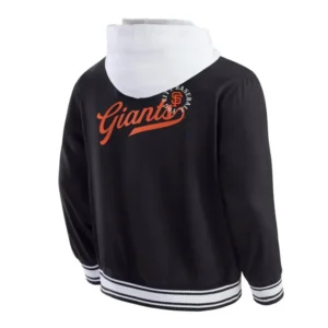 San Francisco Giants Black Hooded Jacket For Sale